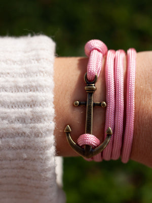Anker Armband PASTELL rosa